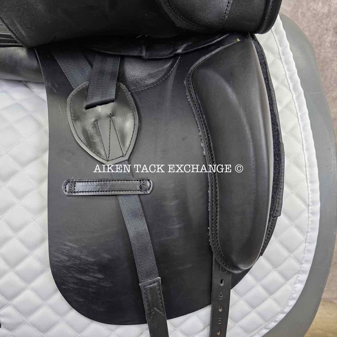 2021 Prestige X-D2 K Zero Dressage Saddle, 18" Seat, Medium Tree, Wool Flocked Panels