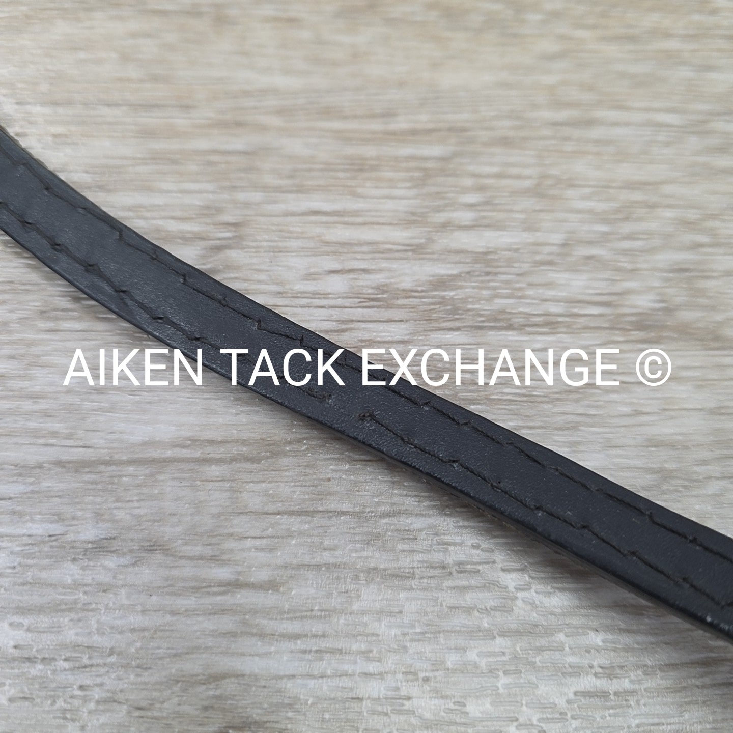 Curved Bling Browband, Black, Size Full