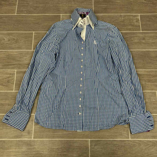 Fior Da Liso Long Sleeve Collared Shirt, Size 10
