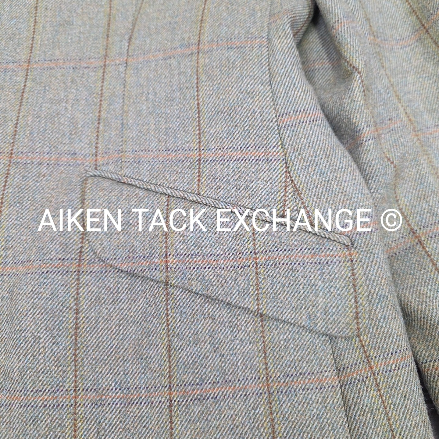 Horse Country Tweed Coat for Fox Hunting, Size 20
