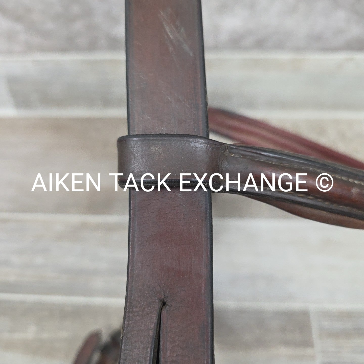 Various Brands Flash Bridle, No Reins, Brown, Size Full