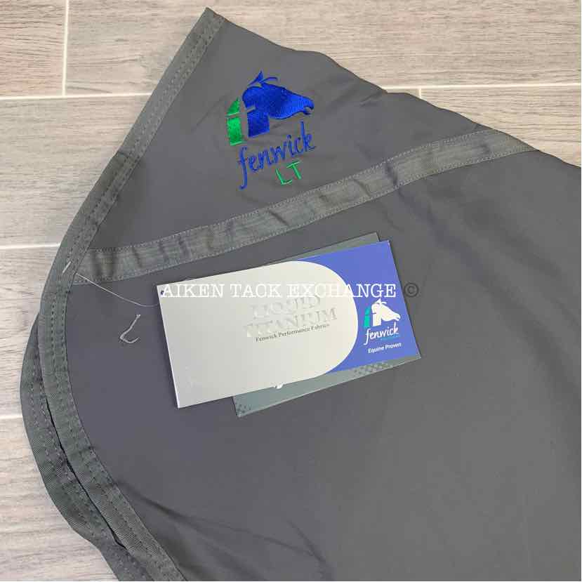 **CLEARANCE** Fenwick Equestrian LT Liquid Titanium Quarter Sheet, Grey, Size LARGE, Brand New