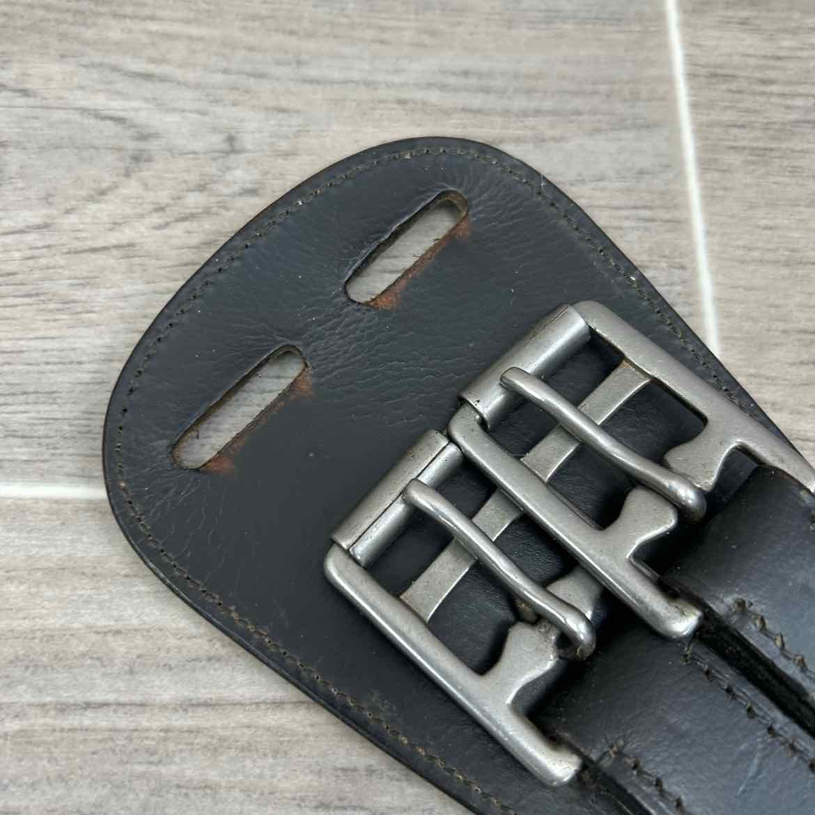 Leather Dressage Girth, Black, 30"