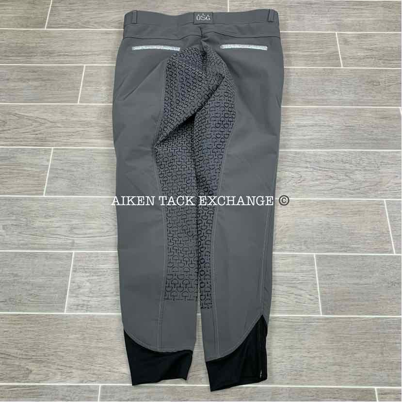 KL Select USG "Meghan" Silicone Full Seat Breeches, Size 30 R