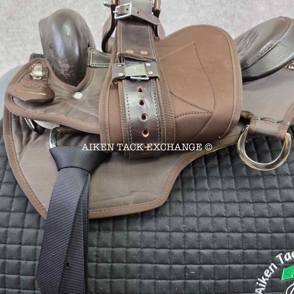 **SOLD** Tennessee Saddlery Hornless Gaited Western Saddle, 16" Seat, Wide Tree - Full QH Bars