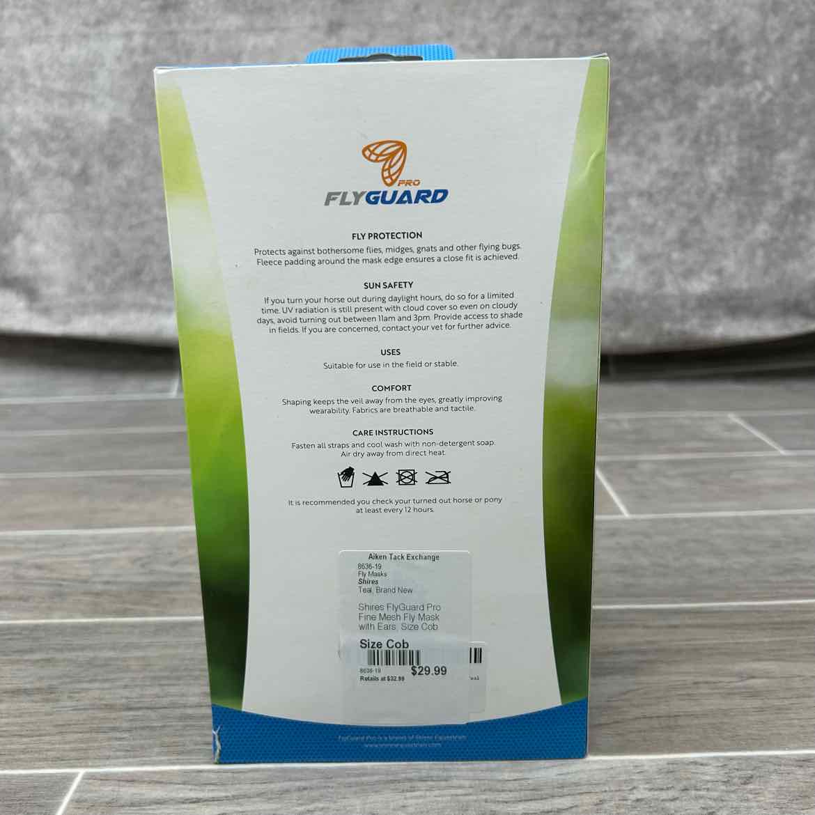 Shires FlyGuard Pro Fine Mesh Fly Mask with Ears, Size Cob
