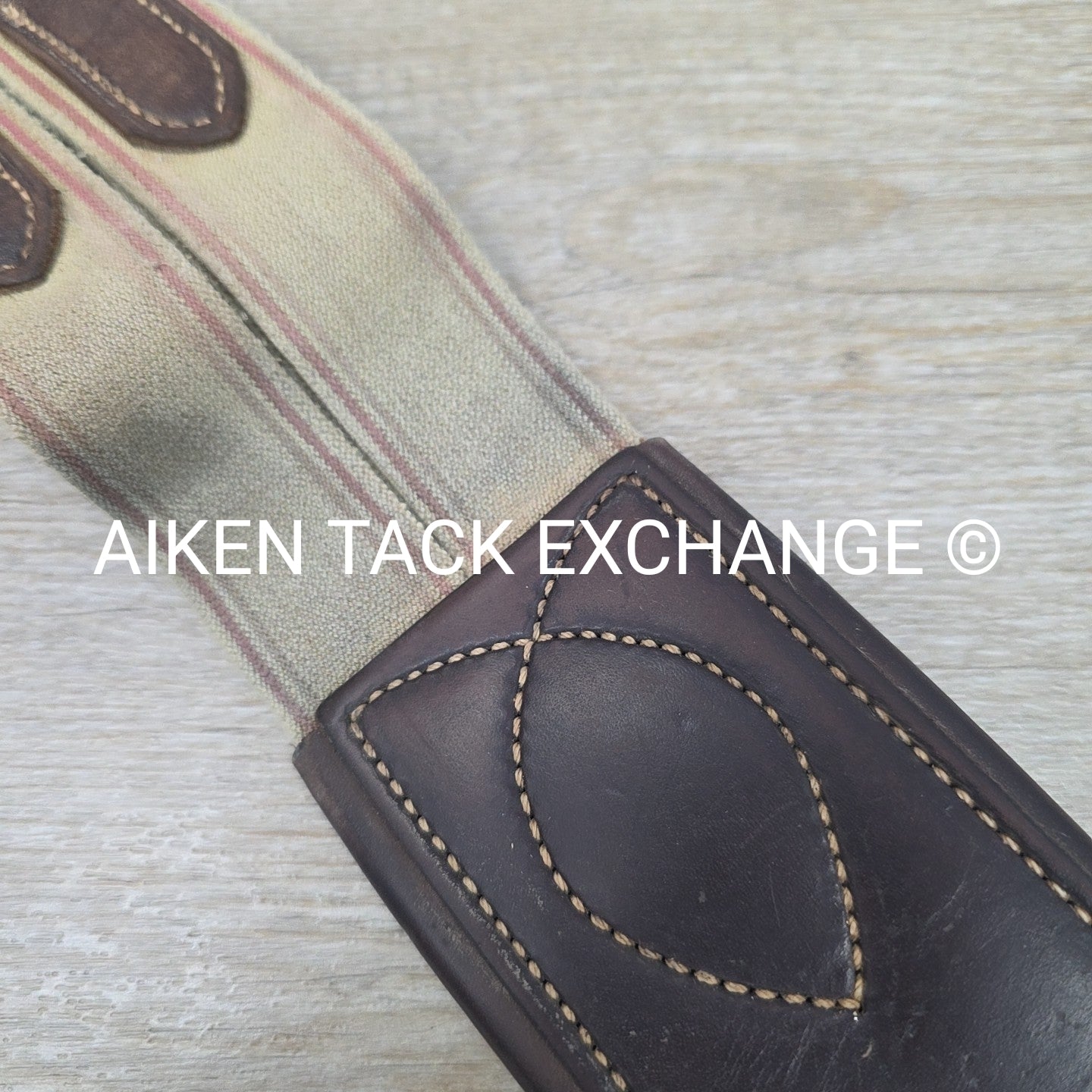 SmartPak Classic Hunter Girth with Double End Elastic, Brown, 48"