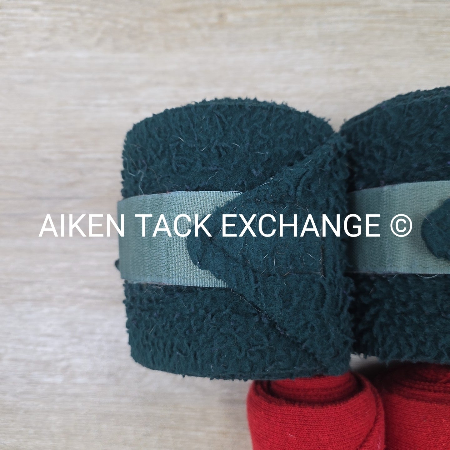 BARGAIN BUNDLE: 4 Polo Wraps, Green & 4 Knit Wraps, Red