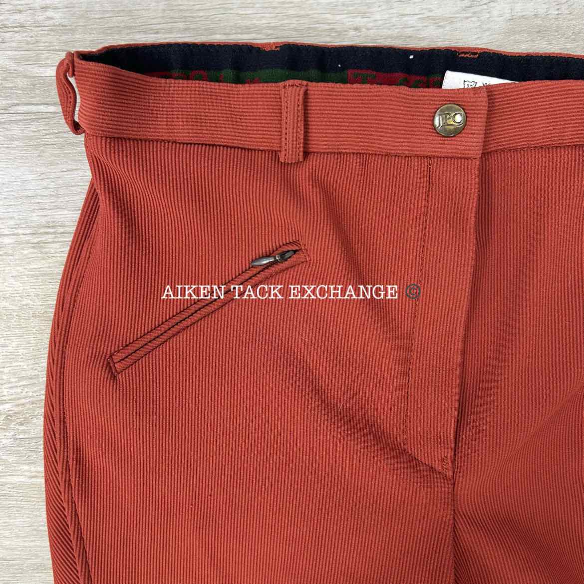 TuffRider Ribbed Knee Patch Breeches, Size 32