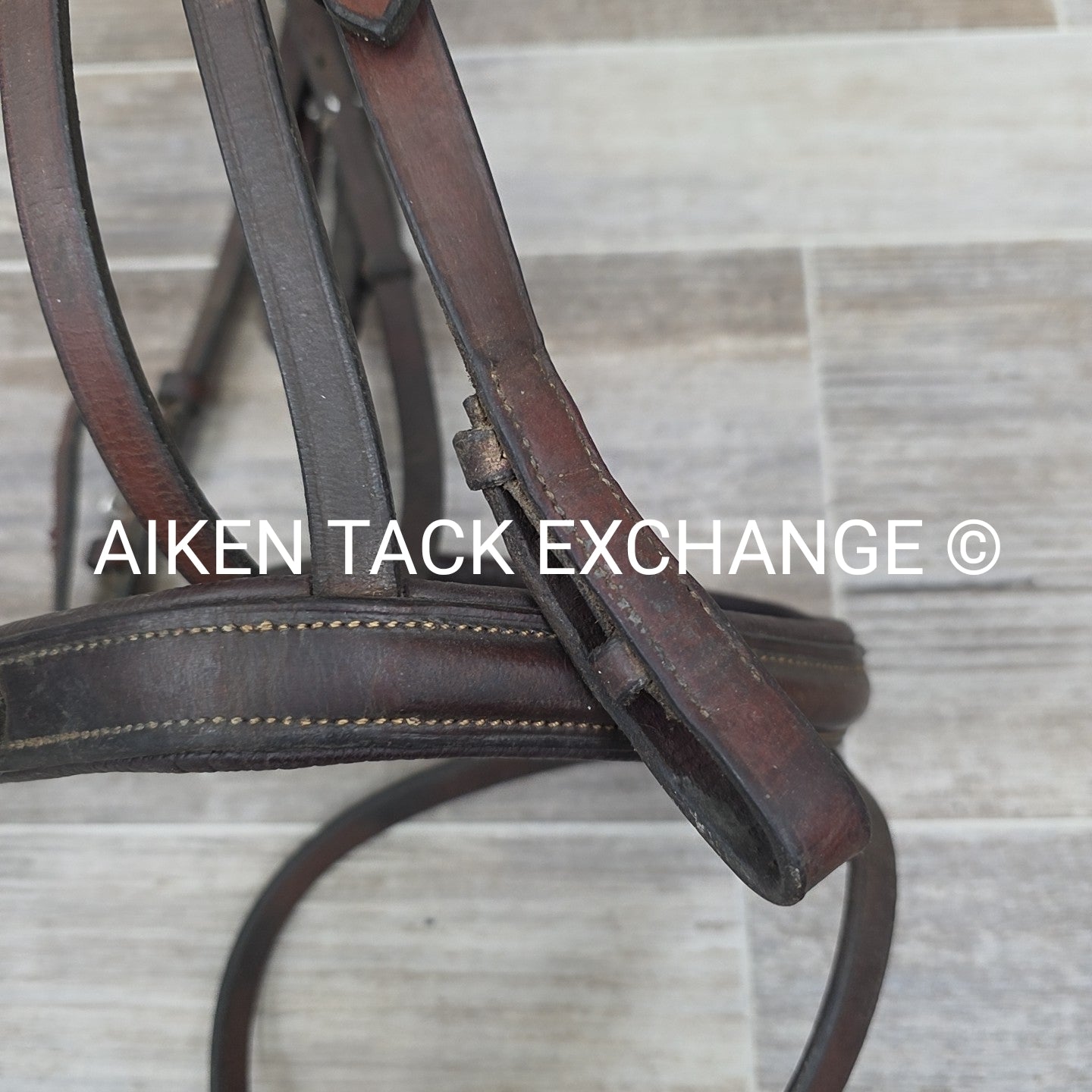 Various Brands Flash Bridle, No Reins, Brown, Size Full
