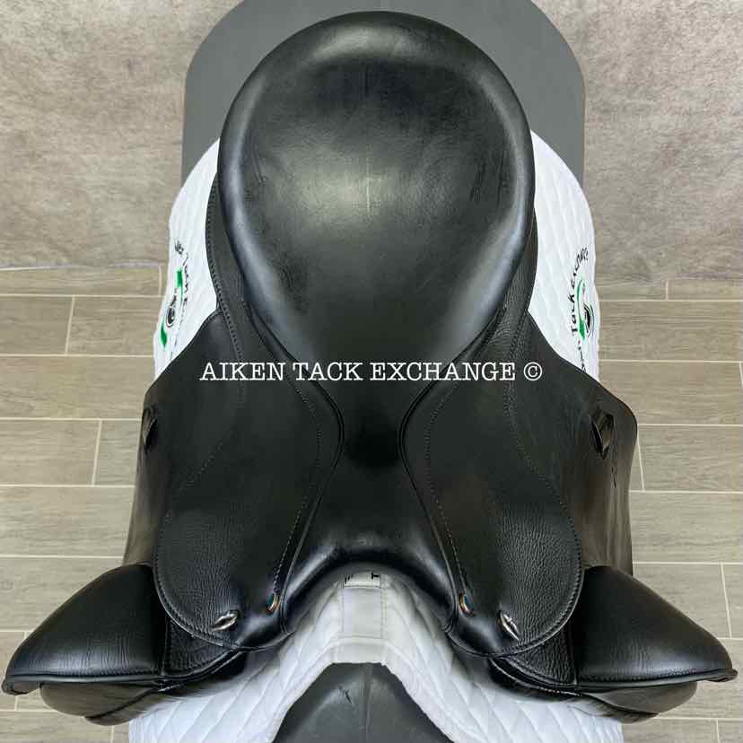 **SOLD** 2016 Stubben 1894 Dressage Saddle, 17.5" Seat, 32 cm Tree - Wide, Wool Flocked Panels