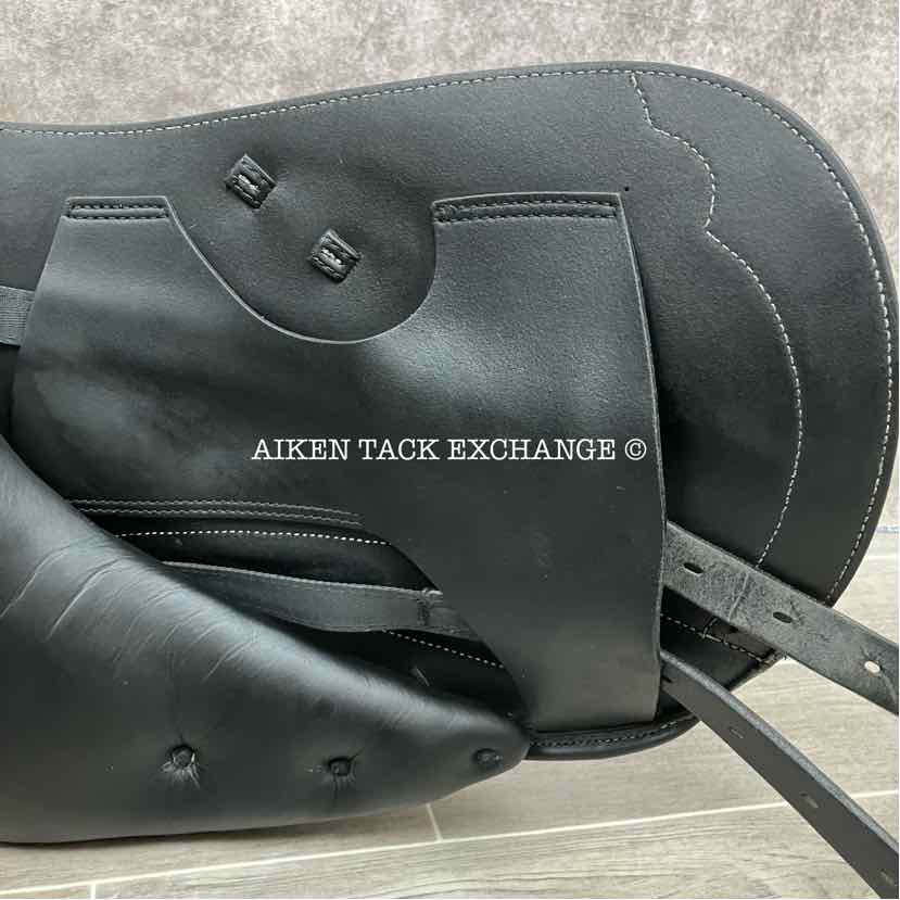 2018 Prestige Venus K Monoflap Dressage Saddle, 18" Seat, 32 Tree - Medium, Wool Flocked Panels