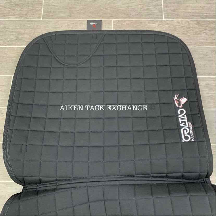 Catago FIR-Tech (Far Infrared Rays) Dressage Saddle Pad, White, Brand New