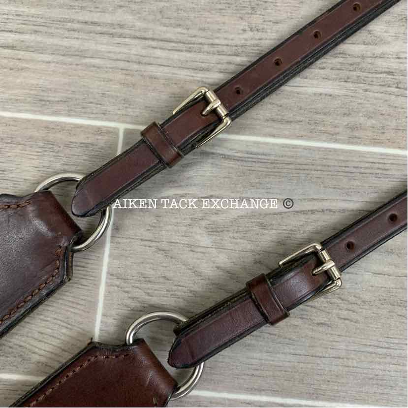 Thornhill Elastic Breast Collar Breastplate, Brown, Size Full, Brand New