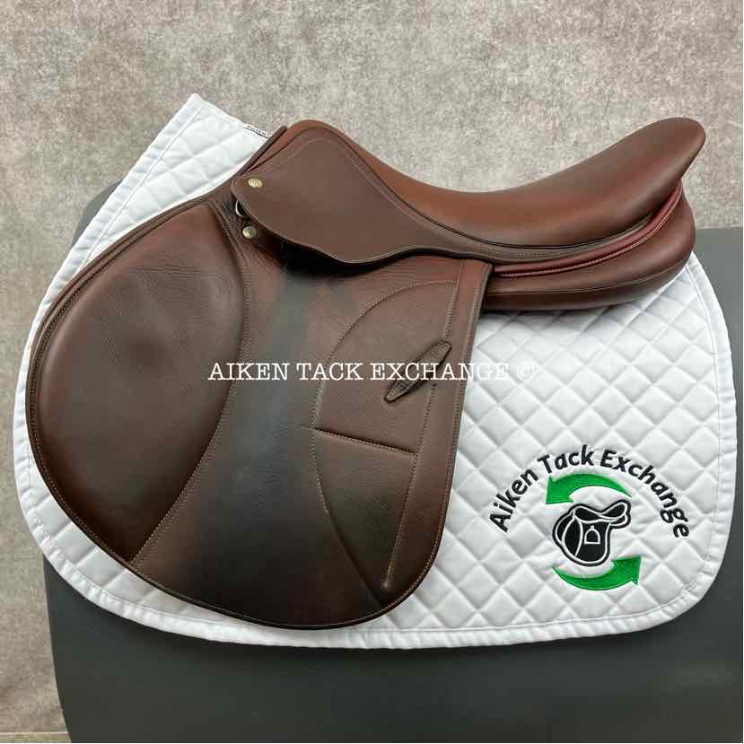 2020 Arion J3 Close Contact Jump Saddle, 17.5" Seat, 3A Flap, Medium Wide Tree, Shoulder-Free Panels, Full Buffalo Leather