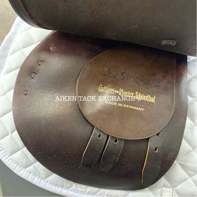 **SOLD** Courbette The Stylist II DL Close Contact Saddle, 16.5" Seat, 31 Tree - Medium Wide, Foam Panels