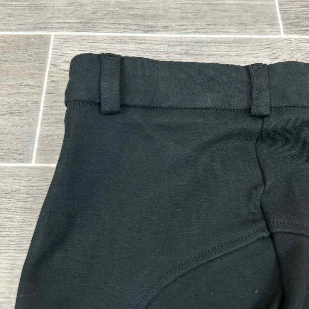 Eqituff Children's Knee Patch Breeches, Black, Size 8, Brand New