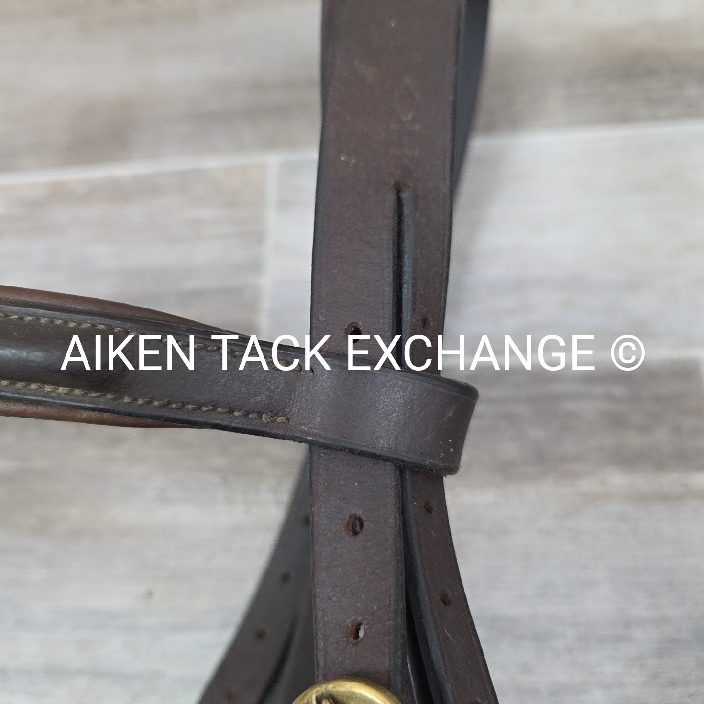 Various Brands Flash Bridle, No Reins, Brown, Size Full