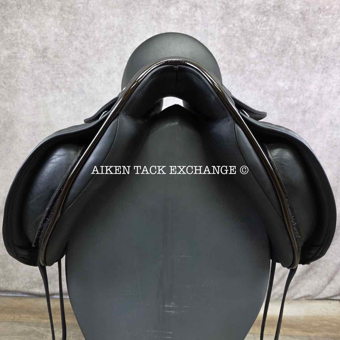 Dresch Phoenix Dressage Saddle, 18" Seat, Short Flap, Wide Tree, Wool Flocked Panels