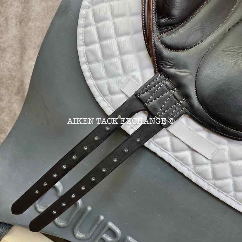 2005 Devoucoux Makila Monoflap Dressage Saddle, 17.5" Seat, 2A Flap, Medium Wide Tree, Foam Panels, Full Buffalo Leather