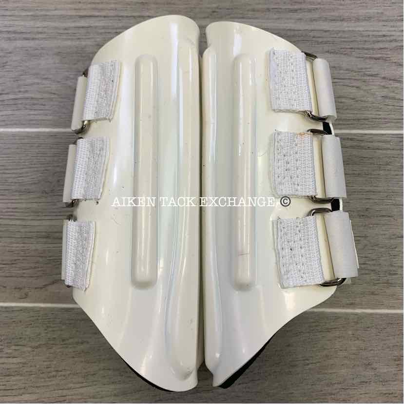 Davis Splint Boots, White, Size Small