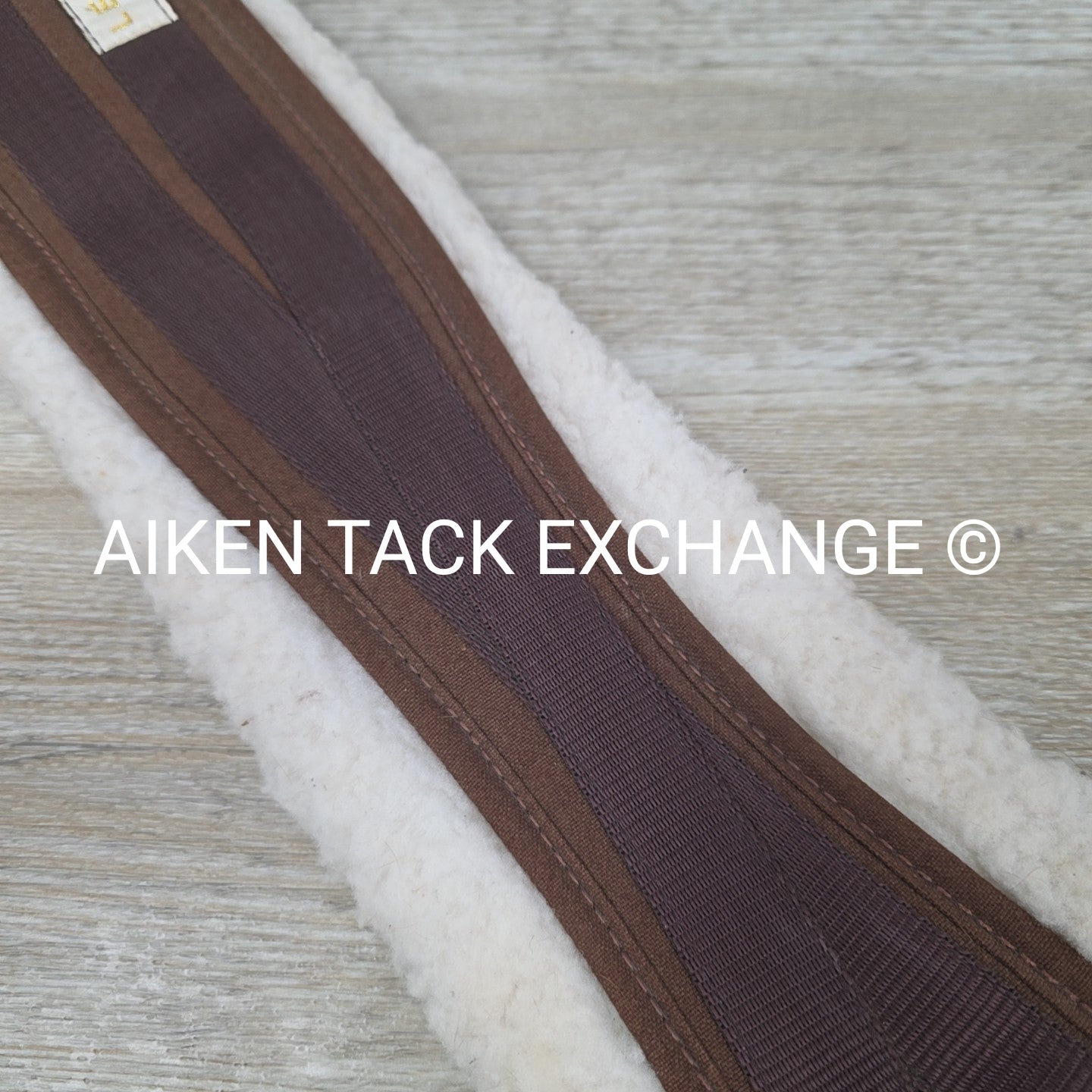 Lettia Coolmax Fleece Girth with Spring Buckles, Brown, 54"