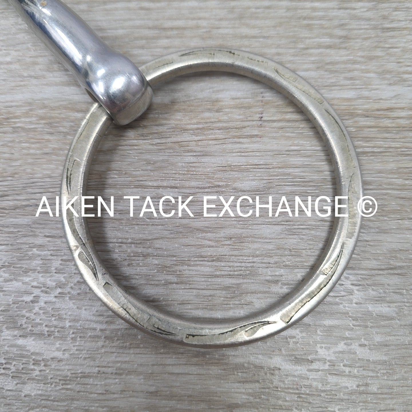 Single Joint Flat Engraved Loose Ring Bit 5"