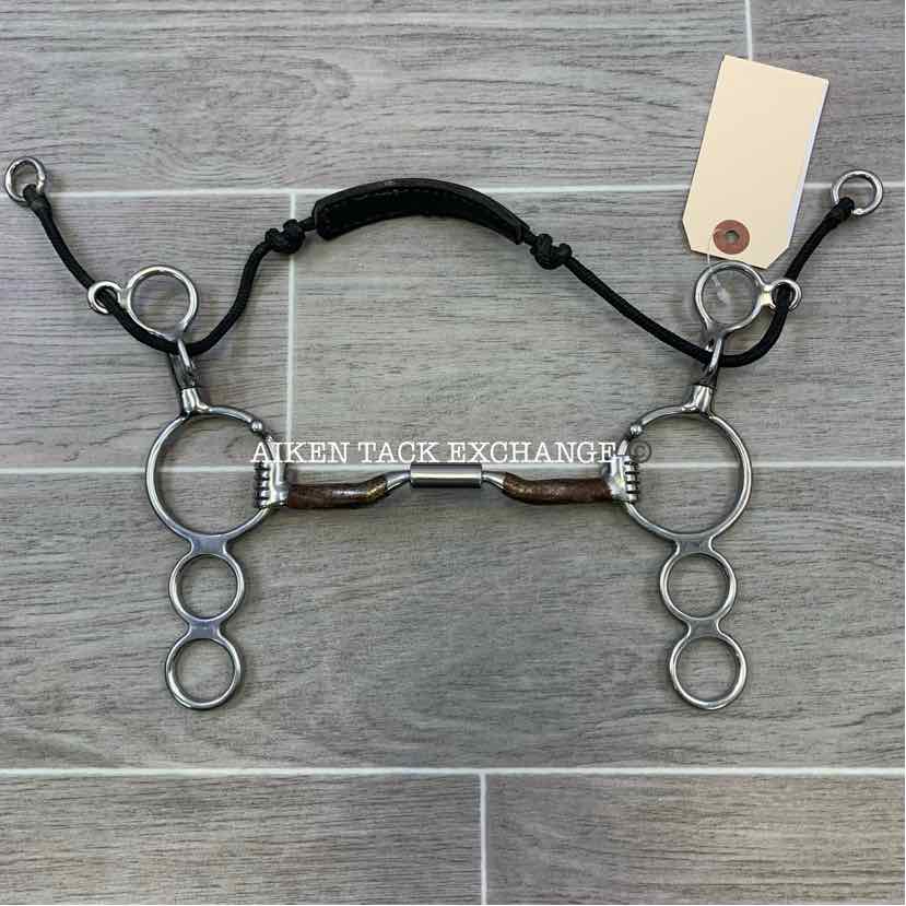 Myler 3 Ring Combination bit w/ Low Port Comfort Snaffle MB 04 5.25"