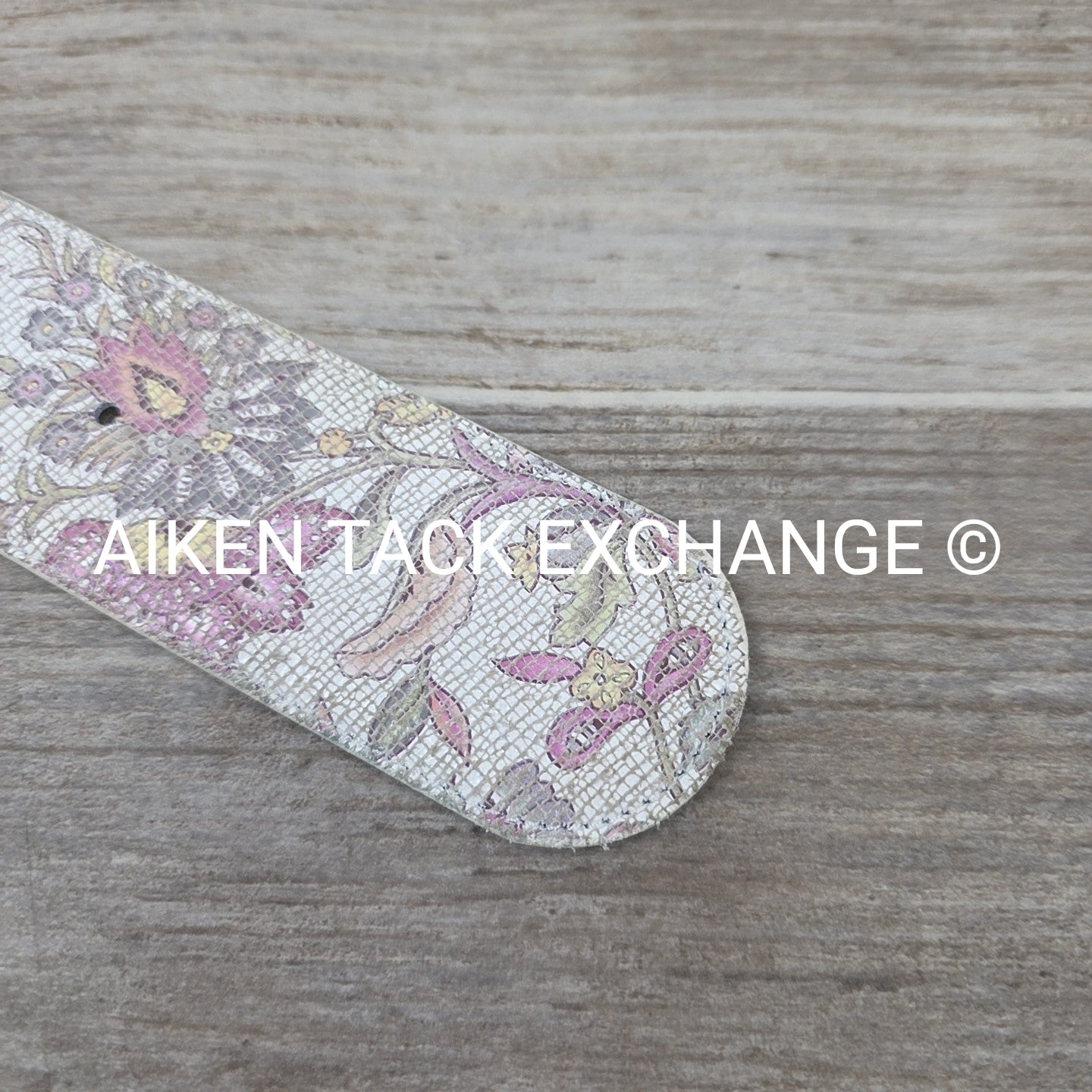 Tailored Sportsman Wide Belt in Fleur Pink, Size Medium