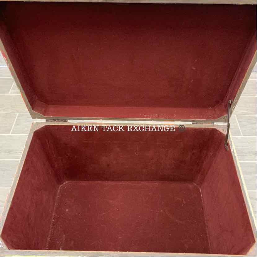 Handpainted Pheasant Decorative Wooden Box, 21 x 14 x 16