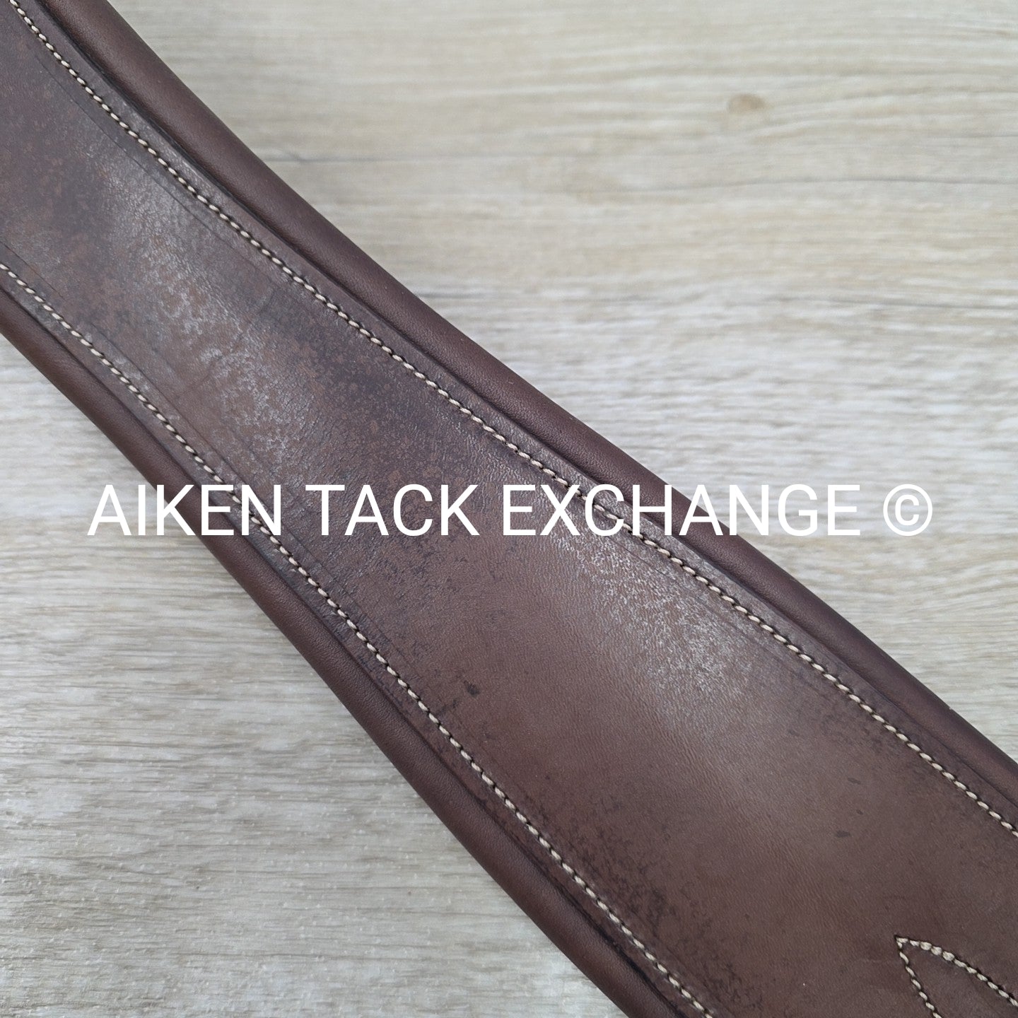 Dover Saddlery Circuit Leather Girth, Brown, 54"