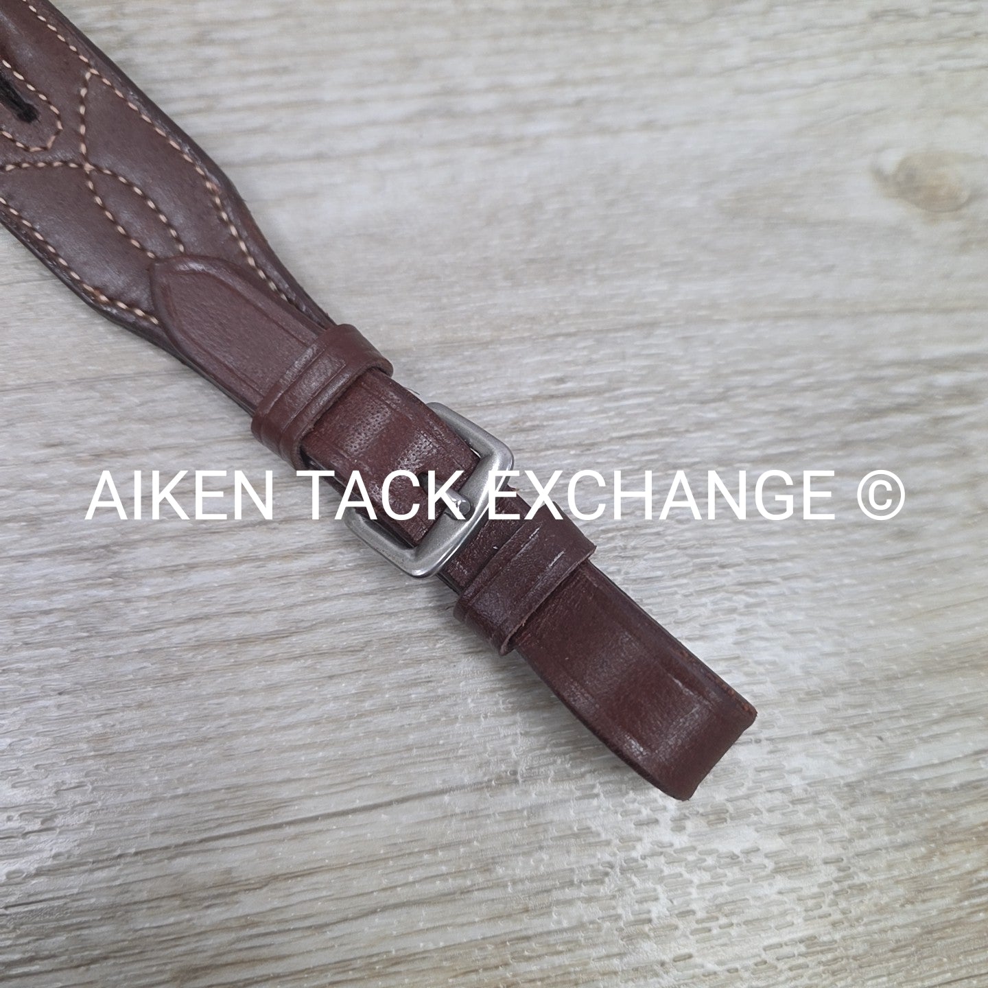 Weaver Leather Fancy Stitched Round Raised Running Martingale Attachment, Brown