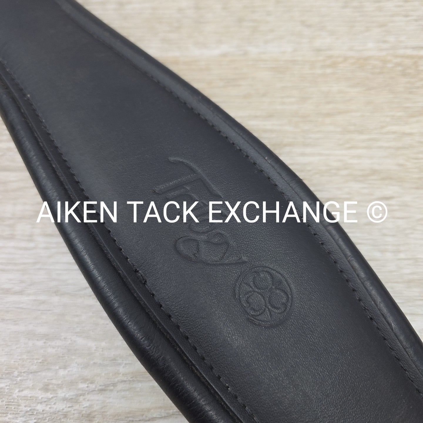 Trilogy Padded Leather Contour Girth, Black, 26"