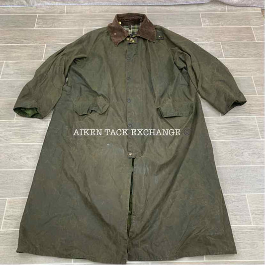 Barbour Burghley Waxed Long Coat, Size 46" / 117 cm