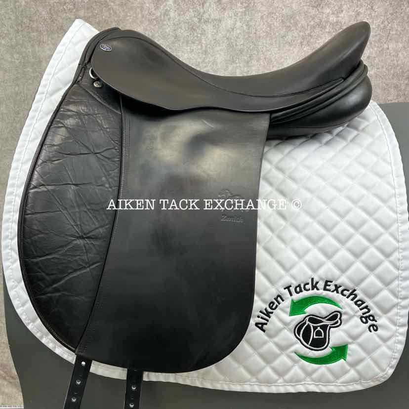 2011 Frank Baines Balance Zenith Dressage Saddle, 18" Seat, XX-Wide Hoop Tree, Wool Flocked Panels