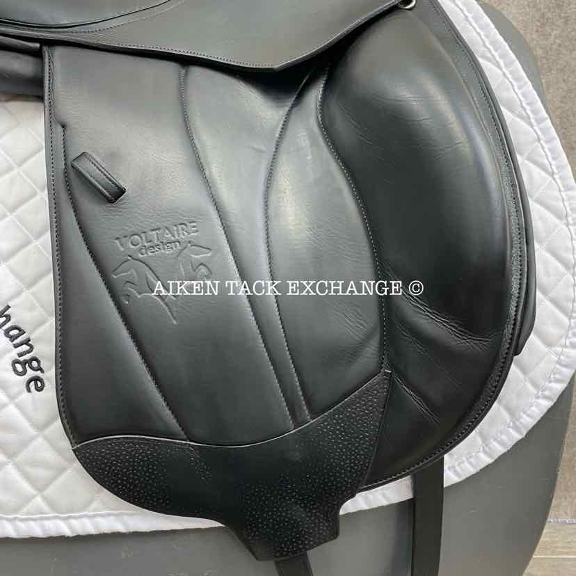 2019 Voltaire Adelaide Monoflap Dressage Saddle, 18" Seat, 2A Flap, Medium Wide/Wide Tree, PRO Panels, Full Buffalo Leather