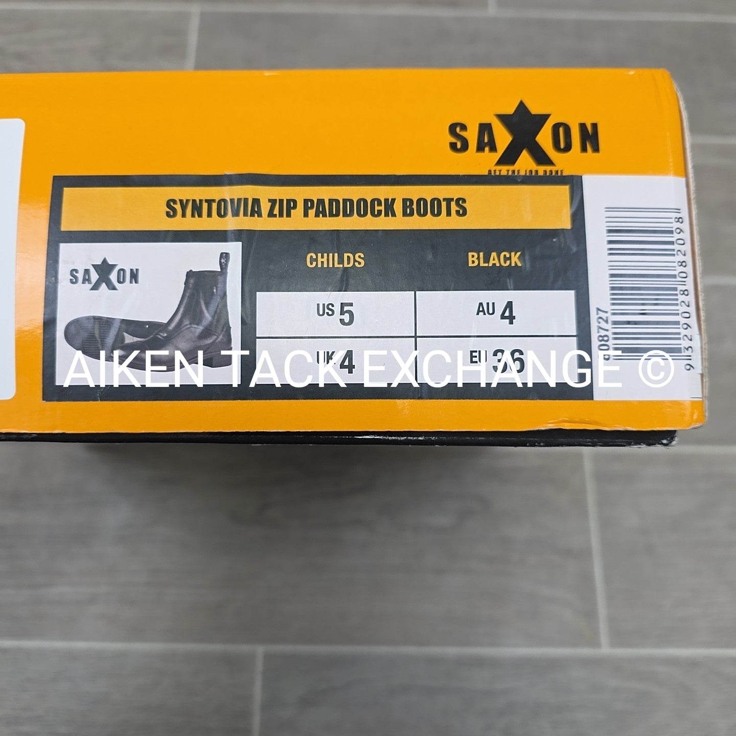 Saxon Syntovia Zip Paddock Boots, Size 5