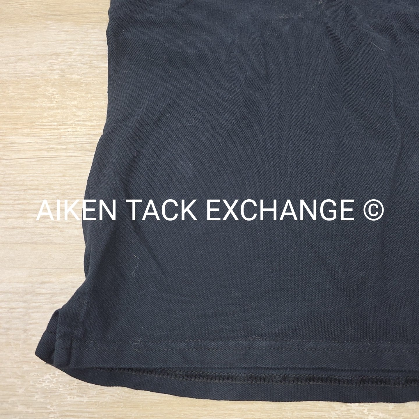 Short Sleeve Collared Polo Shirt with ATE Logo, Women's Size Medium