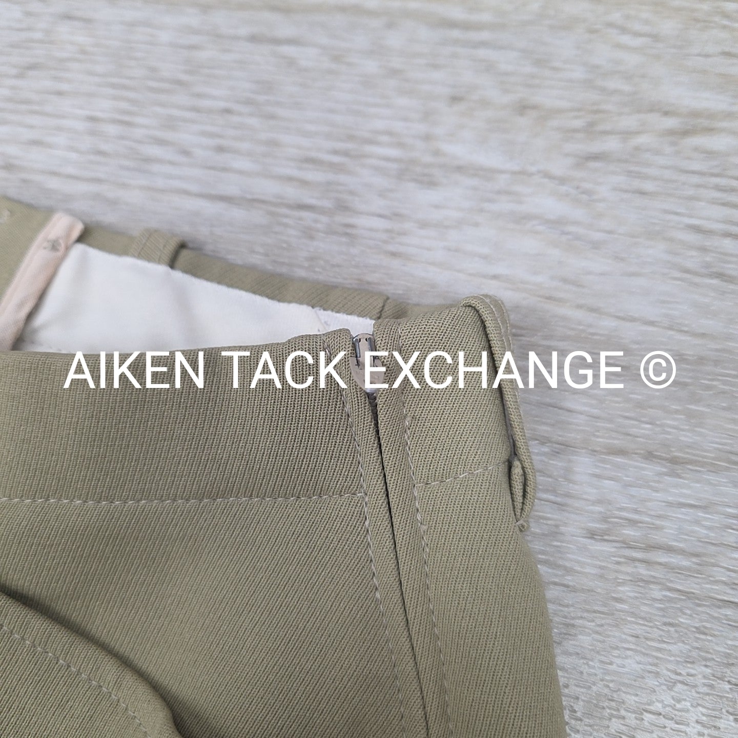 BARGAIN BUNDLE: 2 Tailored Sportsman Side Zip Knee Patch Breeches, Size 24 + 26