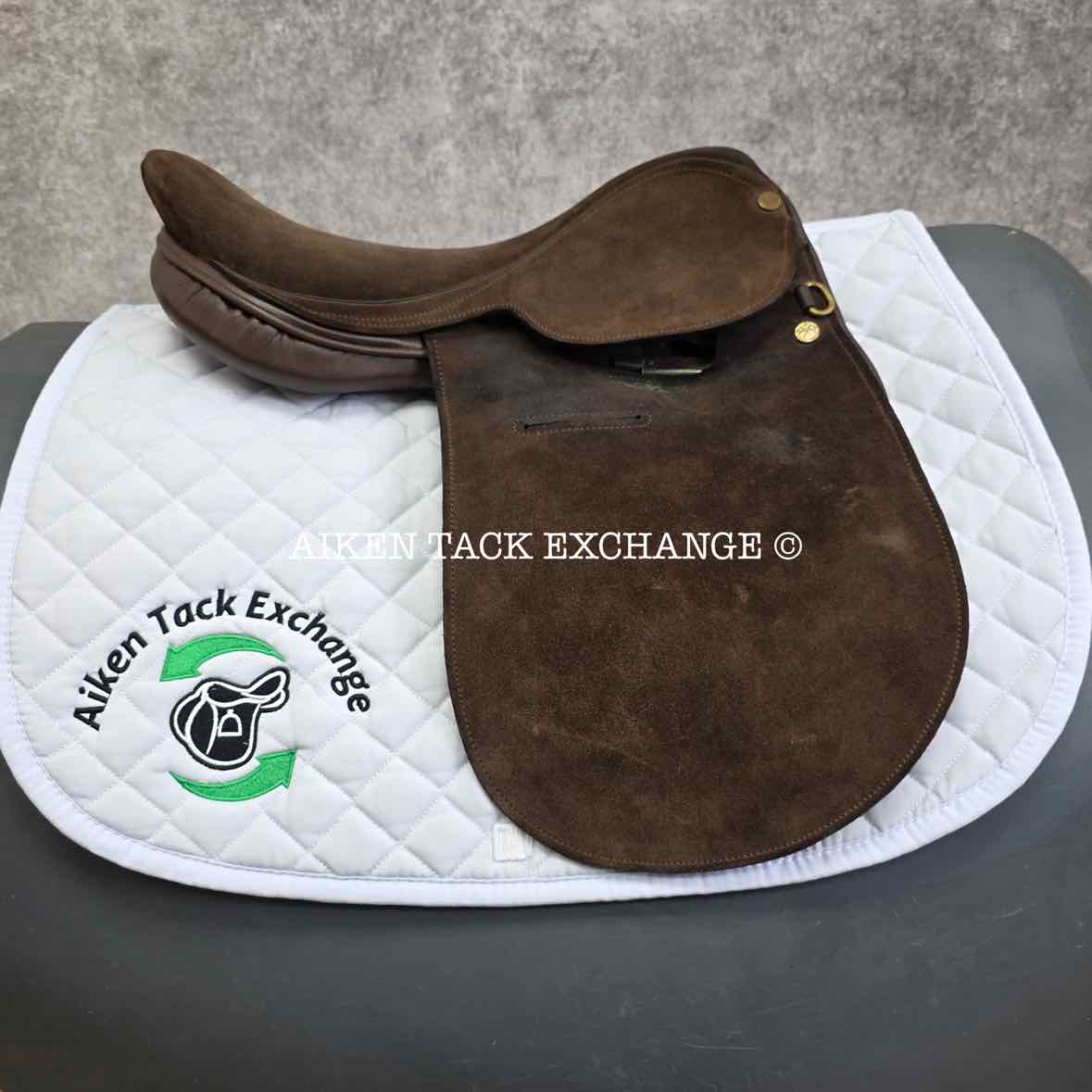 **SOLD** Dos Banderas Polo Saddle, 16" Seat, Medium Tree, Foam Panels