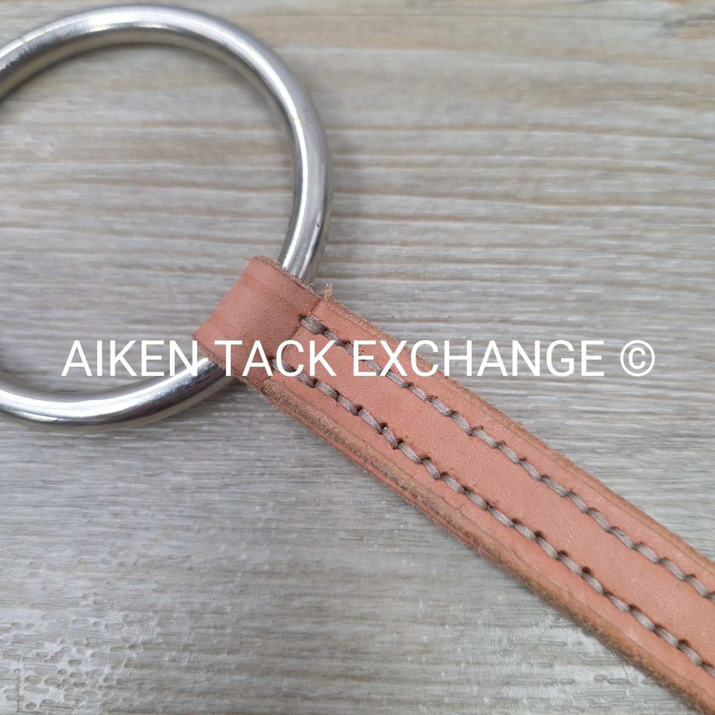 Straight Leather Loose Ring Bit 5"