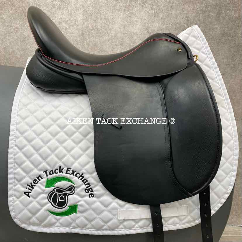 2022 JRD Bella Dressage Saddle, 19" Seat, Short Flap, Wide Tree, Wool Flocked Panels