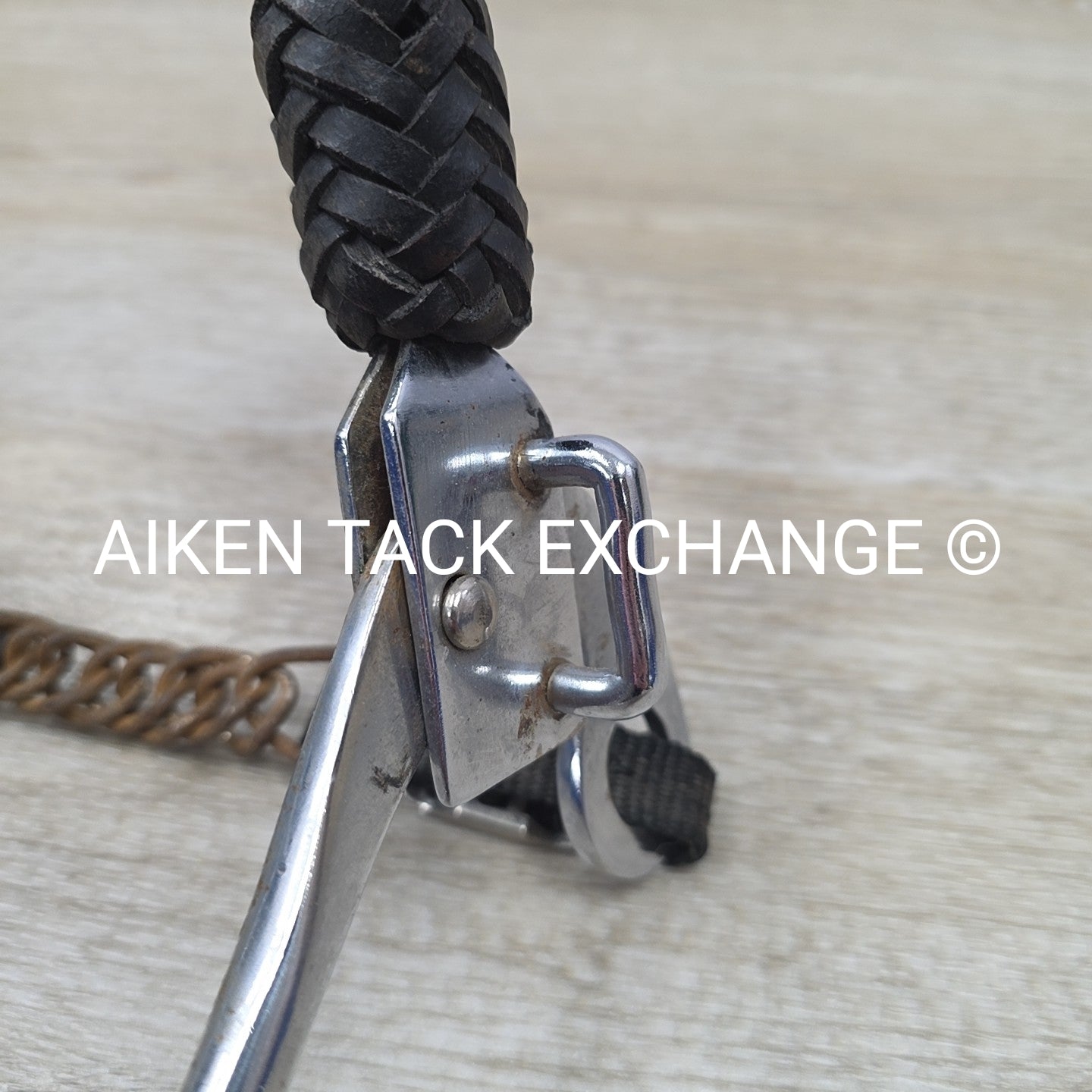 Mechanical Hackamore with Braided Nose