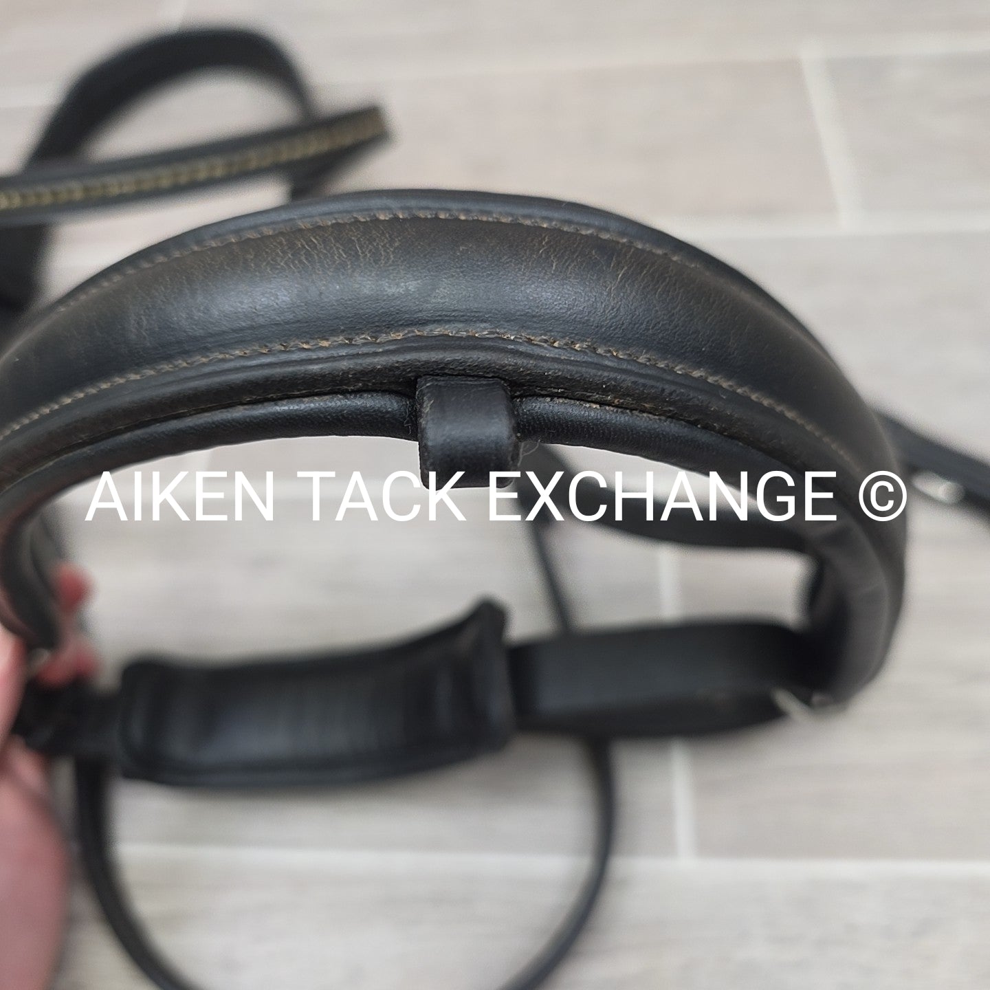 Passier & Sohn Fortuna Bridle, No Reins, Missing Flash Strap, Black, Size Full