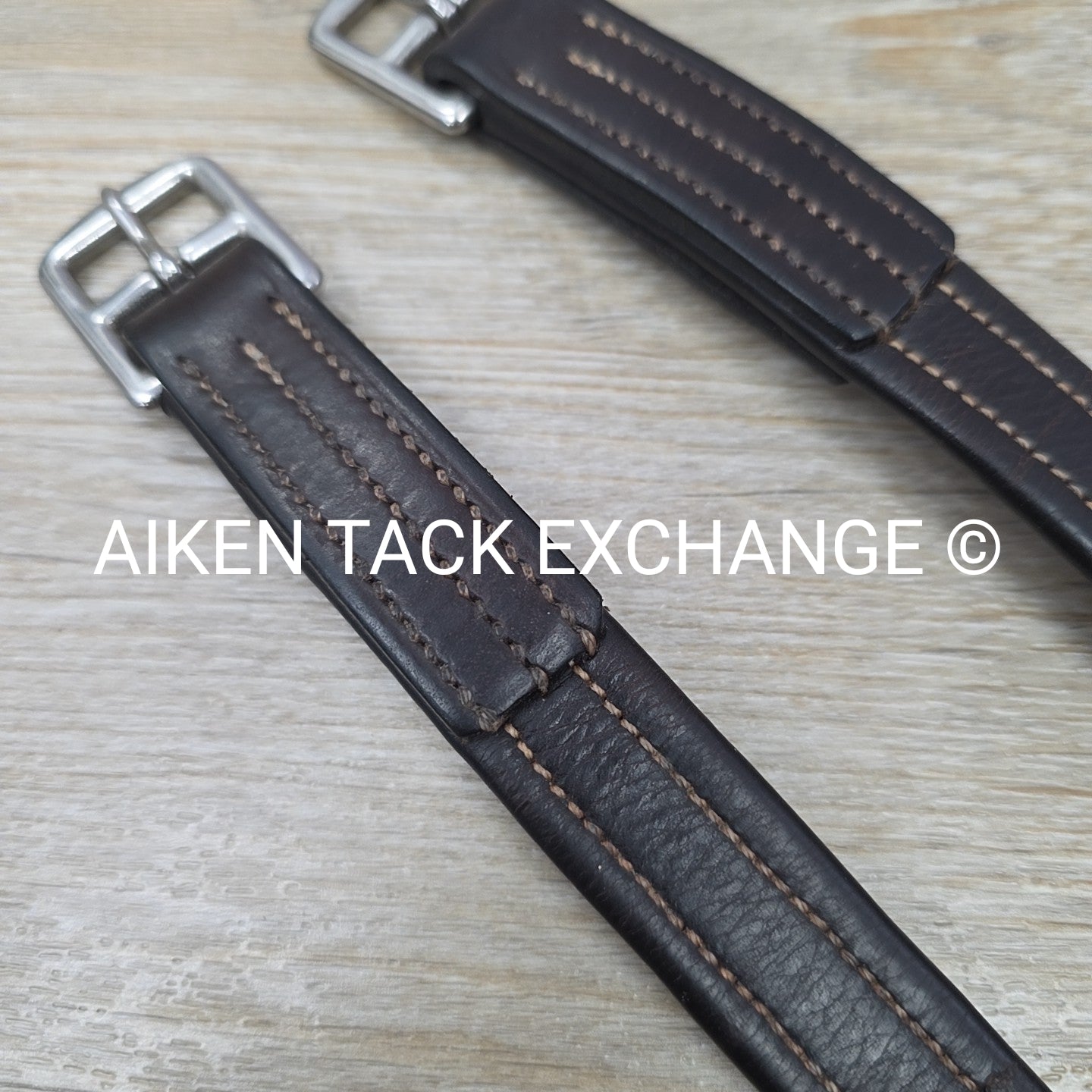 English Stirrup Leathers, Brown, 54"