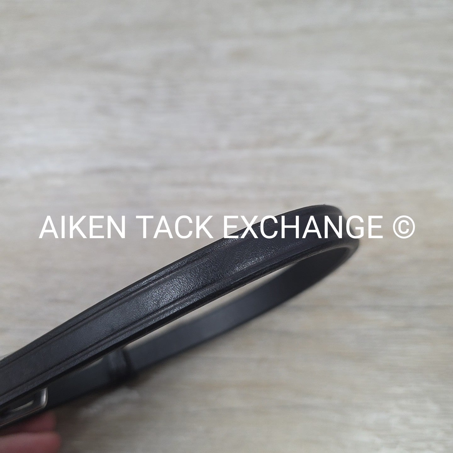 Leather Flash Strap, Black