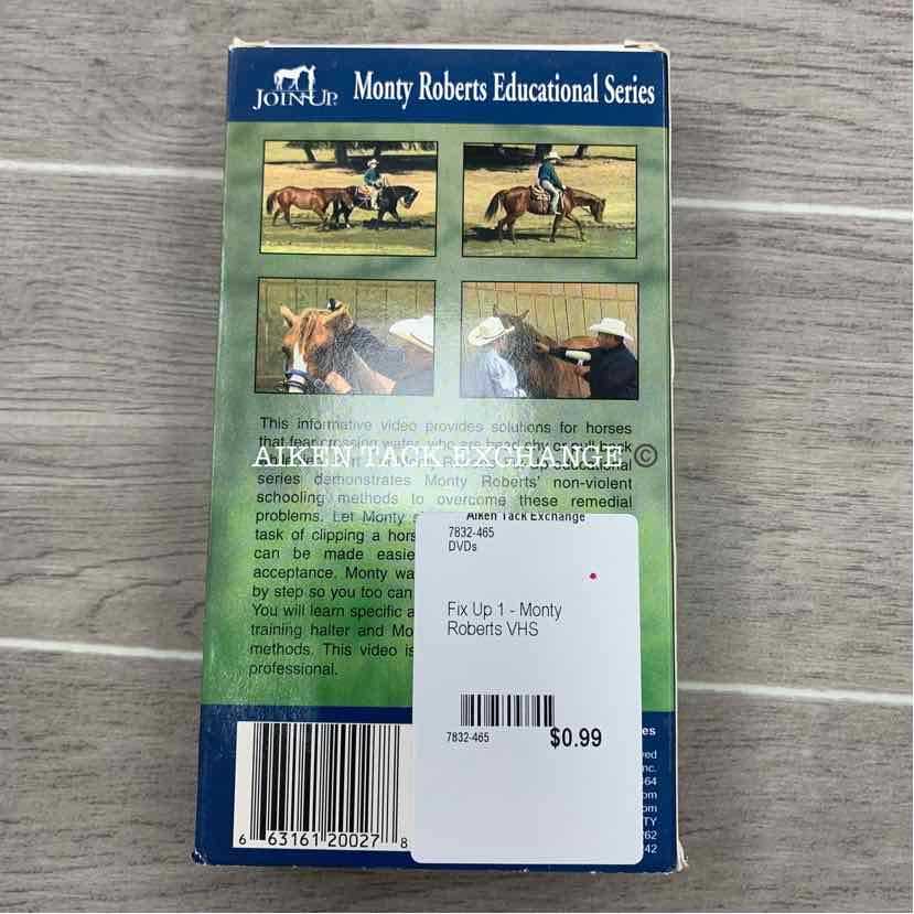 Fix Up 1 - Monty Roberts VHS