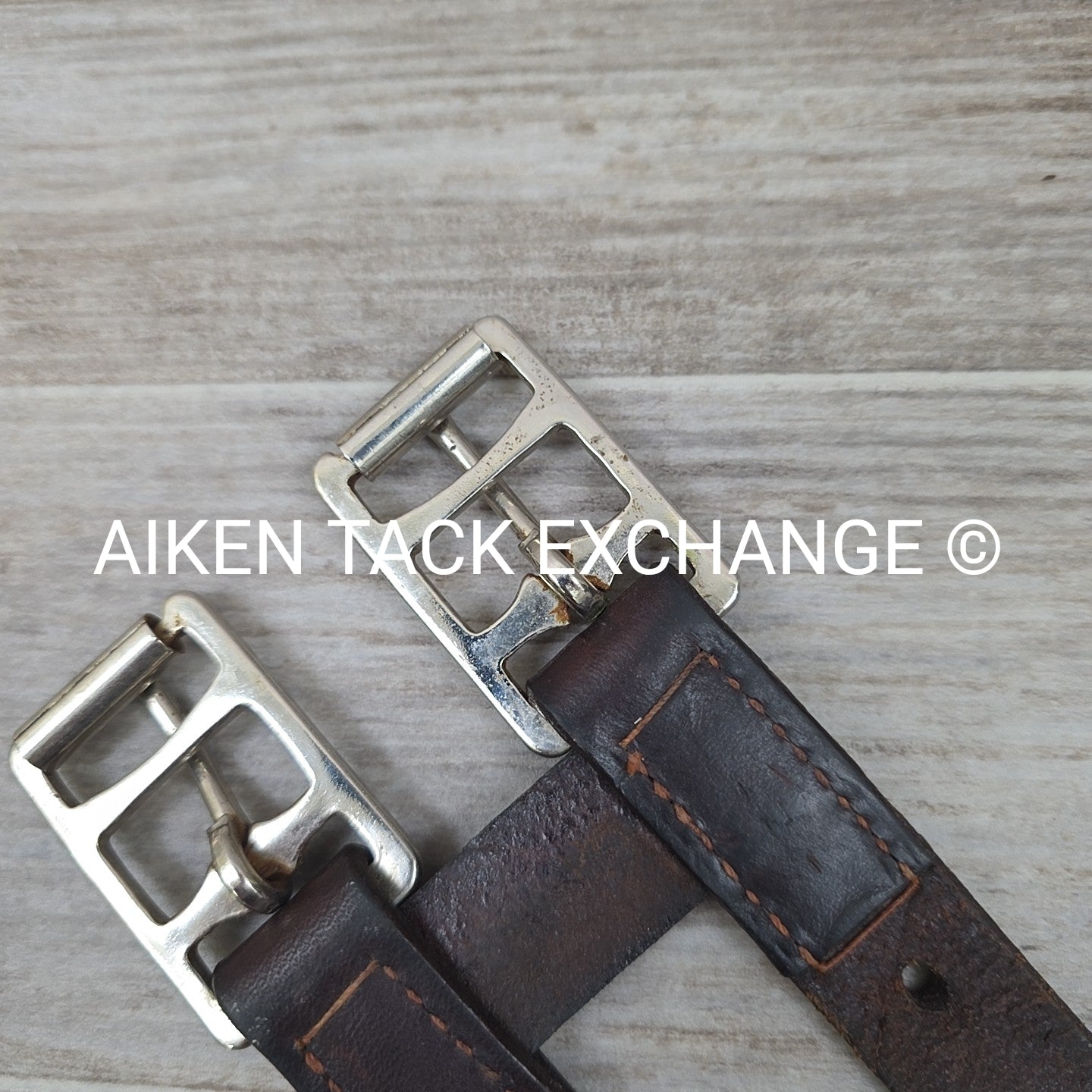 English Leather Girth Extender with Roller Buckles