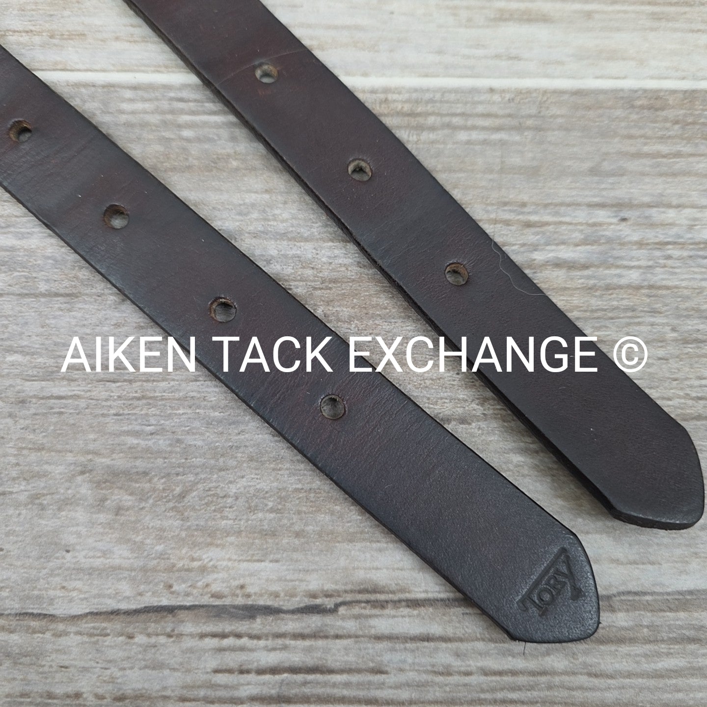 English Leather Girth Extender with Roller Buckles