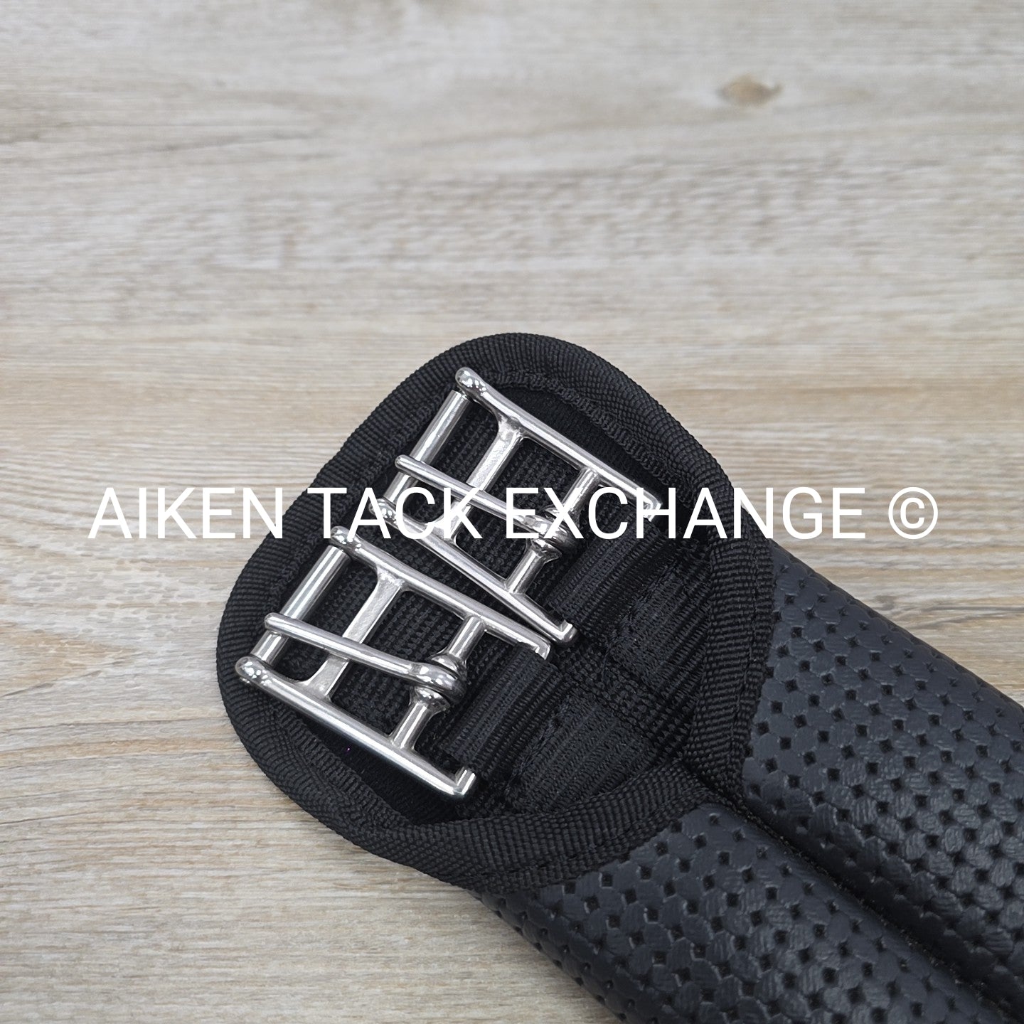 Synthetic Girth with Elastic at One End, Black, 48"